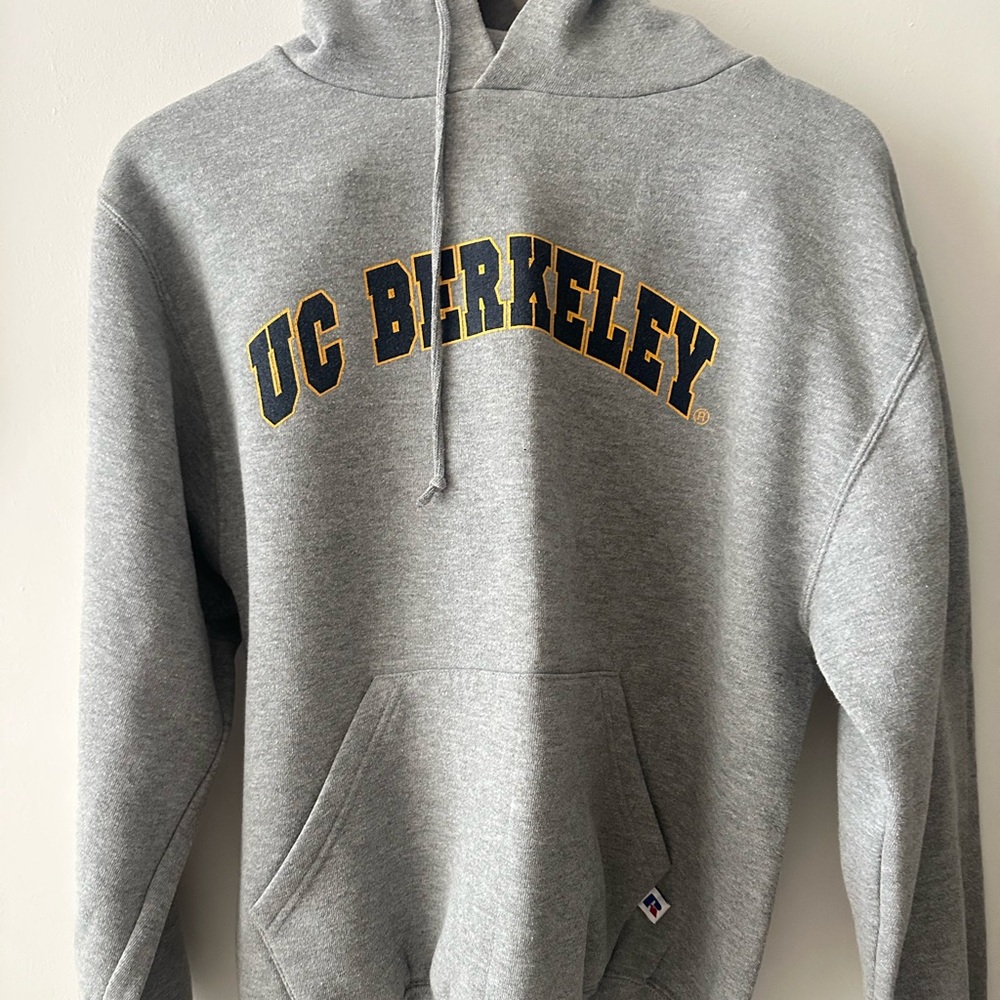 Vtg Russell Athletic Gray UC Berkeley Hoodie